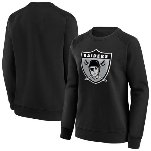 Las Vegas Raiders Classic Logo Rundhals-Sweatshirt – Damen