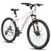 Hiland Mountain Bike for Woman Shimano 21 Speed 26 inch Wheels Mountain Bicycle White