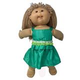 Doll Clothes Superstore Green Sundress Fits Cabbage Patch Kid Dolls