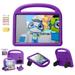 UUCOVERS All-New Fire HD 10 & Fire HD 10 Plus Case (Only Compatible with 11th Generation 2021 Release) with Screen Protector Handle Folding Kickstand Kids-Proof EVA Foam Shockproof Cover Purple