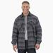 Dickies Men's Water Repellent Fleece-Lined Flannel Shirt Jacket - Charcoal/black Ombre Plaid Size 2Xl (TJ210)