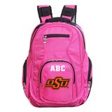 MOJO Pink Oklahoma State Cowboys Personalized Premium Laptop Backpack