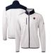 Men's Cutter & Buck White/Navy Chicago Bears Cascade Eco Sherpa Big Tall Fleece Full-Zip Throwback Jacket