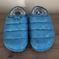 Coach Shoes | Coach Rachelle Faux Curly Shearling Signature Slipper Size 11 Lagroon Blue New | Color: Blue | Size: 11