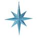 The Holiday Aisle® Glitter Bethlehem Star Ornament Plastic in Green/Blue | 15.75 H x 15.75 W x 3 D in | Wayfair E0DEC12950944533A7CC98ACD1EF1078