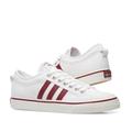 Adidas Shoes | Men’s Adidas Nizza White And Burgundy Sneakers | Color: White | Size: 12