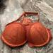 Victoria's Secret Intimates & Sleepwear | Brand New Bra With Lace Boyshort | Color: Orange | Size: 34c