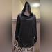 Athleta Tops | Athleta~Batwing And Robin~Woman ~S~ Gray Black Hoodie Pullover Sweater Cowl Neck | Color: Black/Gray | Size: S