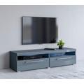 Lowboard HELVETIA "India" Sideboards grau (grau matt, hochglanz) Lowboards