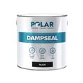 Polar Black Damp Seal Paint - 2.5 Litre - Stain Blocker and Anti Damp Proof Paint for Internal Walls & Ceilings - Quick Drying Matt Finish