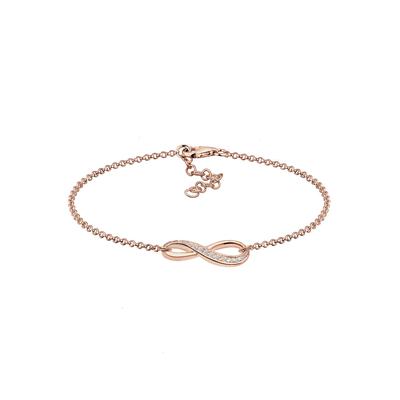 Elli Infinity Symbol Endlos Zirkonia 925 Silber 16 Damen Image