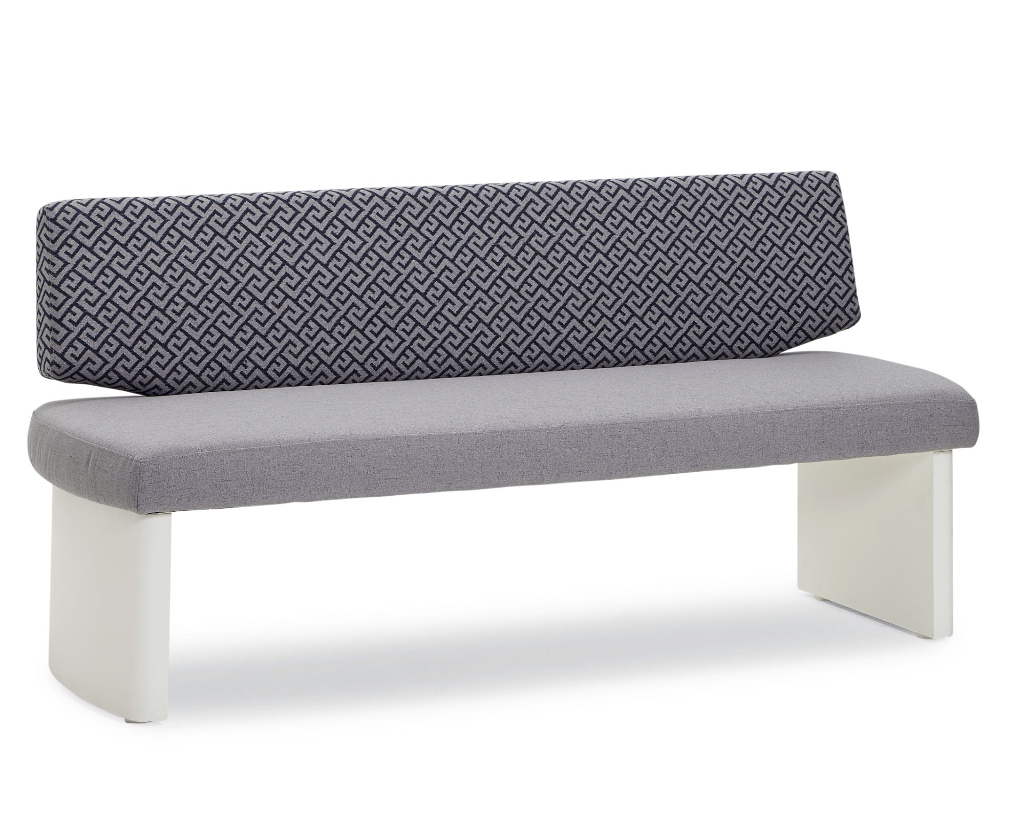 Schösswender »Ontario« 300 Polsterbank Variante C 192 cm / Gavin 203 dunkelbraun / Wildeiche natur Image