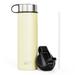 Costway 22 oz Double Wall Insulated Water Bottle Stainless Steel w/ 2 - See Details