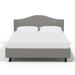 Red Barrel Studio® Upholstered Platform Bed Metal in Gray | 46 H x 41 W x 78 D in | Wayfair D1E9A463EBEC4F1898D3A08F0BF942D2