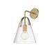 Mitzi H162101 Karin 1 Light 15-1/4 High Wall Sconce - Brass