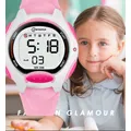 Montre de sport étanche pour enfants montre-bracelet numérique de dessin animé rose design de mode