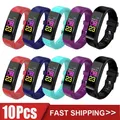 Bracelet connecté sportif 115 Plus pour homme et femme avec podomètre moniteur d'activité physique