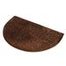 MERSARIPHY Non Slip Dirt Barrier D Shape Semi Circle Floor Door Mat Rug