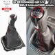 Pommeau de levier de vitesse de voiture 5/6 vitesses avec coffre en cuir pour V-W Volkswagen Golf V