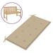 vidaXL Garden Bench Cushion Beige 39.4 x19.7 x1.2 47625