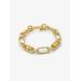 Michael Kors Precious Metal-Plated Brass Chain Link Bracelet Gold One Size