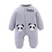 Baby Boy Romper Jumpsuit Clothes for Babies Boys Baby Boys Girls Cute Cartoon Animals Letter Patchwork Long Sleeve Thicken Warm Romper Jumpsuit Outfit Clothes 6 Month Baby Boy Romper