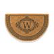 Estate Monogrammed Half-Round Door Mat - 30" x 48", G - Frontgate