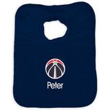 Infant Navy Washington Wizards Personalized Bib