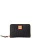 Dooney & Bourke Bags | Dooney & Bourke Ostrich Medium Zip Around Wallet - Black | Color: Black | Size: Os