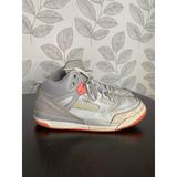 Nike Shoes | Nike Air Jordan Spizike Peach Gray Sneaker, Size 3 Y | Color: Gray/Orange | Size: 3b