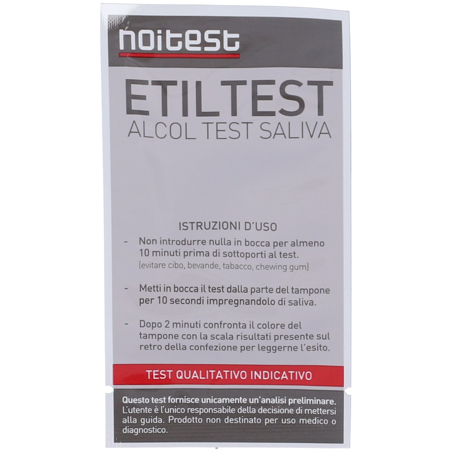 Etiltest Alcol Test Saliva 1 Pezzo St