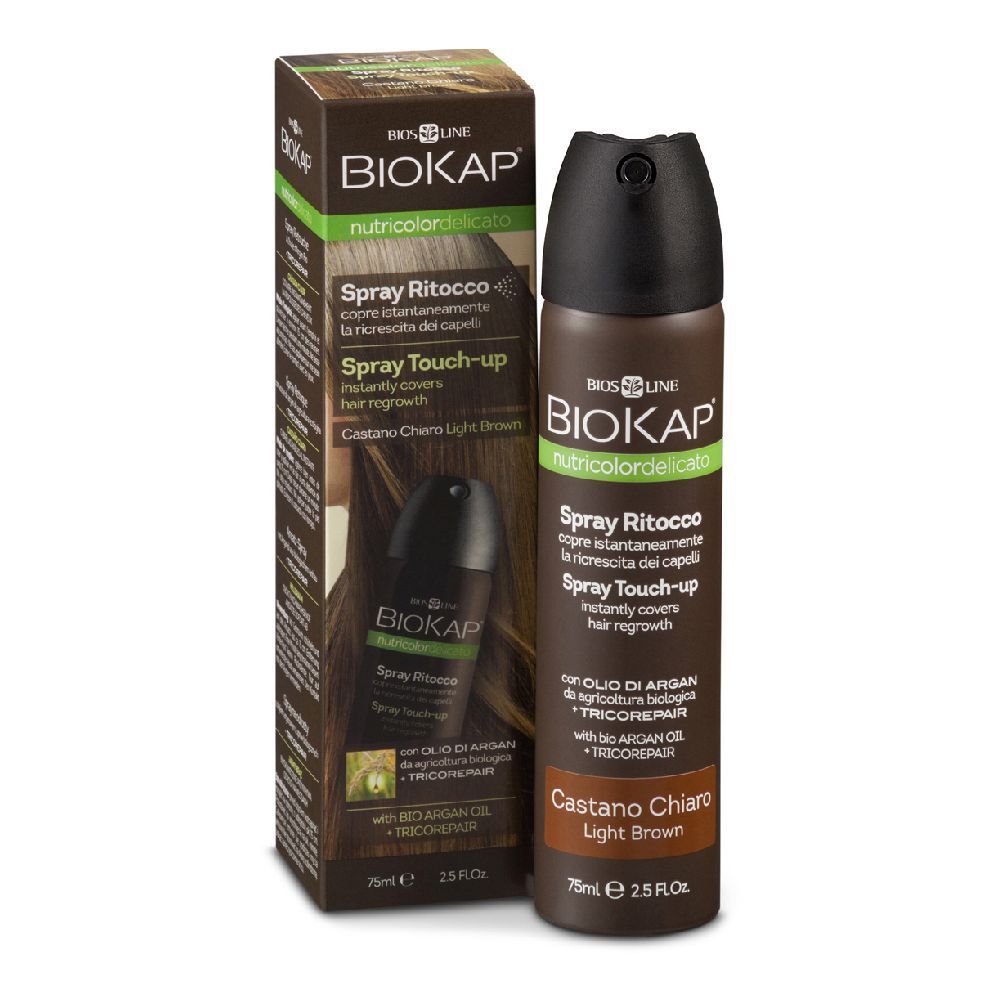 Bios Line Biokap Nutricdel Spray Ritocco Castano Chiaro 75 Ml ml