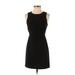 Banana Republic Factory Store Casual Dress - Mini: Black Solid Dresses - Women's Size 0 Petite