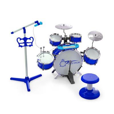 Costway Kids Jazz Drum Keyboard Set with Stool and...