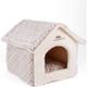 Beige - Chenil en fourrure douce pour chiens et chats