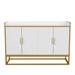 Modern Kitchen Buffet Storage Cabinet with Metal Legs