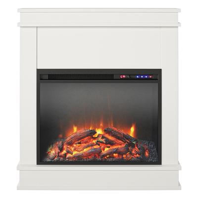 Ameriwood Home Melwood Electric Fireplace with Mantel & Touchscreen Display