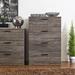 Farmhouse 4-Drawer Jumbo Chest in Rustic Grey