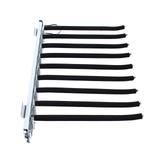 Pull Out Trousers Rack 9 Arms Closet Pants Hanger Bar Stainless Steel