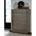 Signature Design by Ashley Anibecca 5 Drawer 43.48" W Chest Wood in Brown/Gray | 57.48 H x 43.48 W x 20 D in | Wayfair B970-46