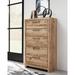 Signature Design by Ashley Hyanna 5 Drawer 31.73" W Chest Wood in Brown | 53.94 H x 31.73 W x 15.31 D in | Wayfair B1050-46