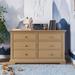 Child Craft Jordyn 6-Drawer Double Dresser Wood in Brown | 33.5 H x 19 W x 56.75 D in | Wayfair F05419.64