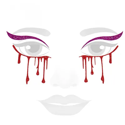 Face-Art-Tattoo Horror Image