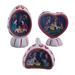 The Holiday Aisle® 3 Piece Christmas Trio Photo Ornament Ceramic/Porcelain in Blue | 3 H x 2 W x 2 D in | Wayfair FF5369EF461D41E39AA35A77BE8C250F