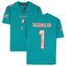 Tua Tagovailoa Aqua Miami Dolphins Autographed Nike Limited Jersey with "Uce!" Inscription