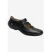 Wide Width Women's Chelsea Mary Jane Flat by Ros Hommerson in Black (Size 8 1/2 W)