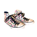 Converse Shoes | Converse Chuck Taylor Women's Sneakers High Top Sz 5 Hearts White Black Laces | Color: White | Size: 5