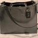 Coach Bags | Coach 1941 Rogue31 Limitededition Graphite Metallic Satchel Tote Crossbody Bag | Color: Gray/Silver | Size: Os