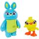 Disney Pixar Toy Story Ducky and Bunny 2-Pack in Movie-inspired Relative Scale Interactive, Talking, For Ages 3+