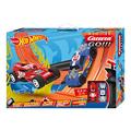 Carrera GO 20062553UK Hot Wheels 6.4 - GO Slot Racing Track With UK Plug, For Children From 6 Years And Adults,1:43 Scale, 6.4 Metres, With Hot Wheels - Night Shifter & Hot Wheels - HW50 Concept